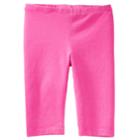 Girls 4-12 Oshkosh B'gosh&reg; Solid Capri Leggings, Size: 4-5, Pink