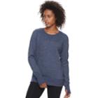 Women's Tek Gear&reg; Fleece Crewneck Sweatshirt, Size: Xl, Dark Blue