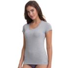 Columbia Omni-wick Cotton Stretch Tee Rw2c201, Women's, Size: Large, Grey