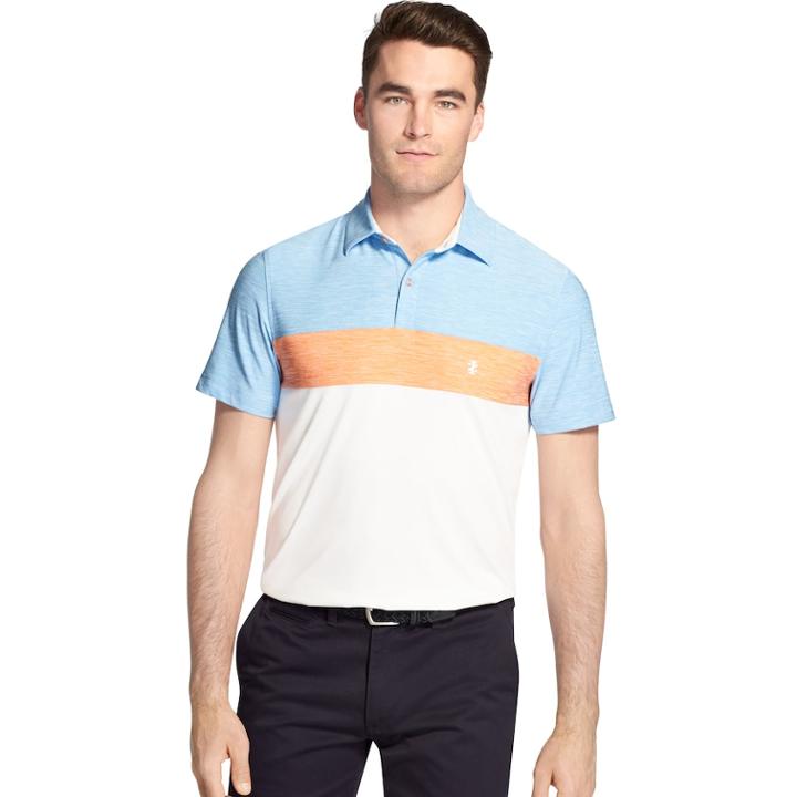 Men's Izod Sportflex Regular-fit Solid Stretch Performance Polo, Size: Large, Brt Blue
