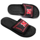 Youth Nebraska Cornhuskers Slide Sandals, Boy's, Size: Large, Black