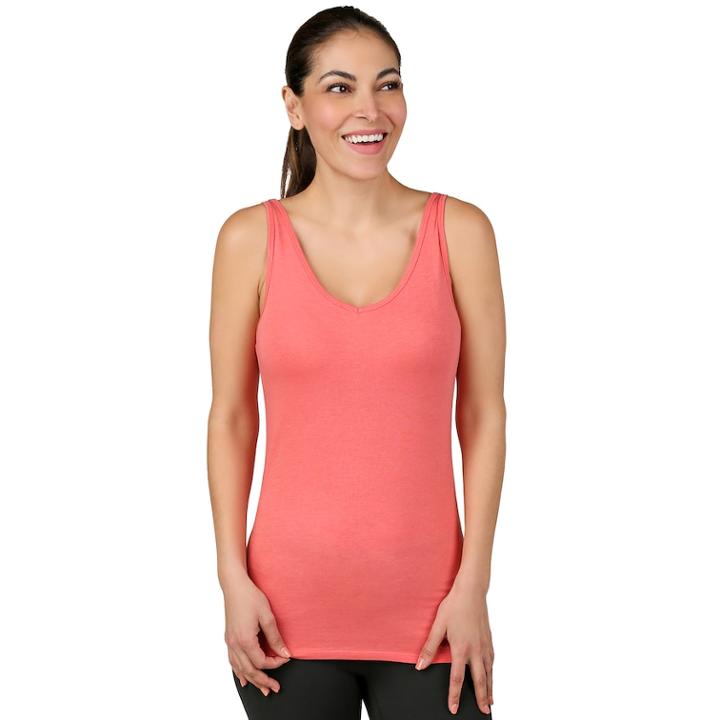 Women's Soybu Lola Reversible Tank, Size: Medium, Brt Pink
