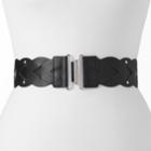 Women's Sonoma Goods For Life&trade; Flat Braided Stretch Belt, Size: L-xl, Black