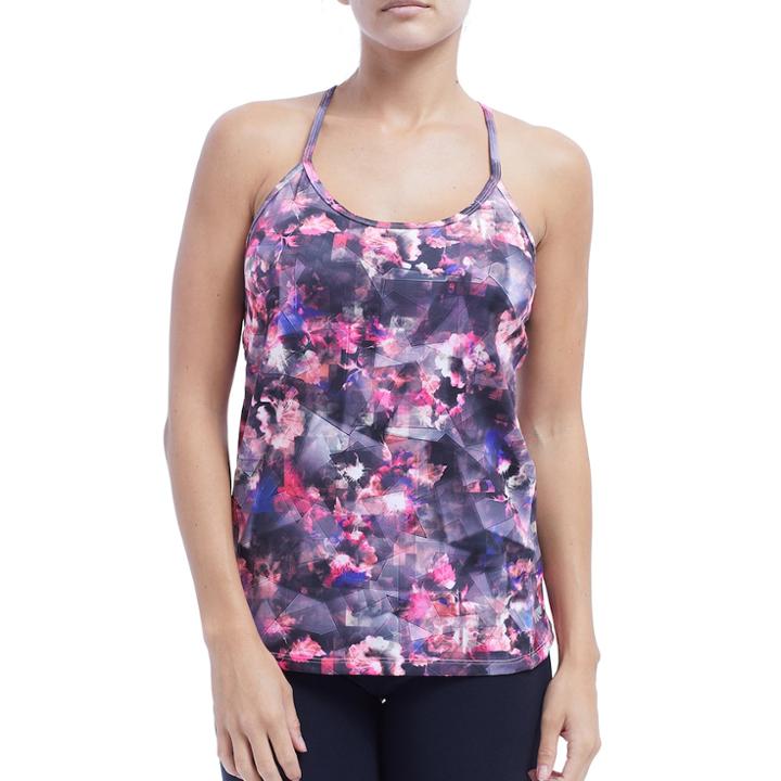 Women's Marika Kick It Strappy Racerback Tank, Size: Medium, Pink Other