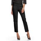 Women's Dana Buchman Millennium Seam Pants, Size: Medium, Black