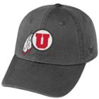 Adult Top Of The World Utah Utes Crew Adjustable Cap, Men's, Grey (charcoal)