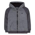 Boys 4-7 Hurley Logo Zip Hoodie, Size: 7, Med Grey