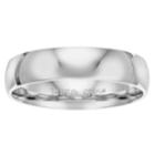 14k Gold 5 Mm Comfort Fit Men's Wedding Band, Size: 10, White