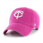 Adult '47 Brand Minnesota Twins Clean Up Hat, Women's, Purple