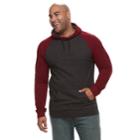 Big & Tall Urban Pipeline&reg; Awesomely Soft Ultimate Fleece Popover Hoodie, Men's, Size: L Tall, Med Red