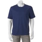 Men's Croft & Barrow&reg; Classic-fit Island Crewneck Tee, Size: Xxl, Dark Blue