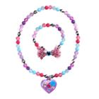 Girls 4-16 Dreamworks Trolls Poppy Necklace & Bracelet Set, Girl's, Multicolor