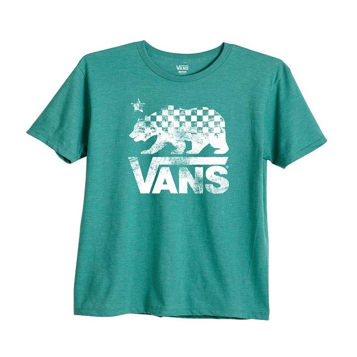 Boys 8-20 Vans Checkered Bear Tee, Size: Xl, Dark Blue