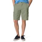 Men's Chaps Classic-fit Textured Cargo Shorts, Size: 40, Beig/green (beig/khaki)