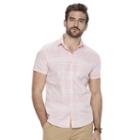 Men's Marc Anthony Slim-fit Pattern Shirt, Size: Small, Brt Pink
