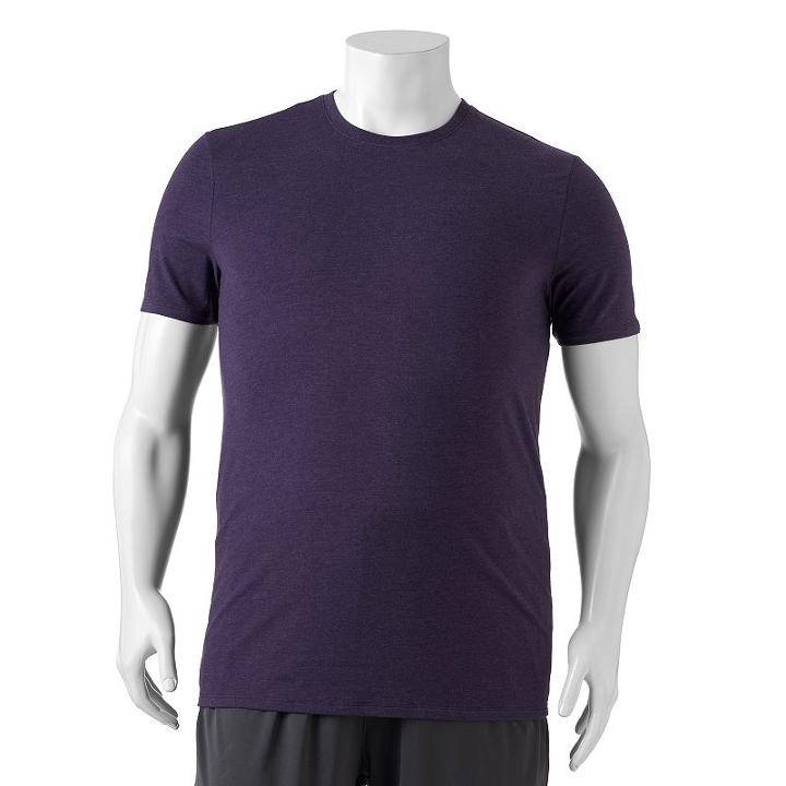 Big & Tall Apt. 9 Core Solid Crewneck Tee, Men's, Size: Xl Tall, Drk Purple