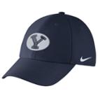 Adult Nike Byu Cougars Dri-fit Flex-fit Cap, Men's, Blue (navy)