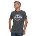 Men's Columbia Logo Outdoor Graphic Tee, Size: Large, Dark Grey