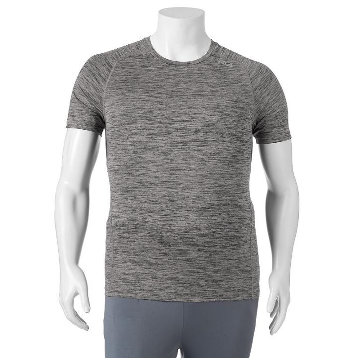Big & Tall Fila Sport&reg; Fitted Tru-dry Space-dyed Performance Tee, Men's, Size: 4xb, Grey