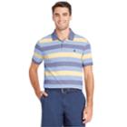 Men's Izod Sportflex Classic-fit Striped Stretch Performance Polo, Size: Large, Med Yellow