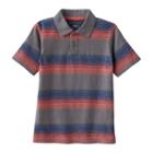 Boys 4-7x Sonoma Goods For Life&trade; Slubbed Stripe Polo, Boy's, Size: 4, Med Grey