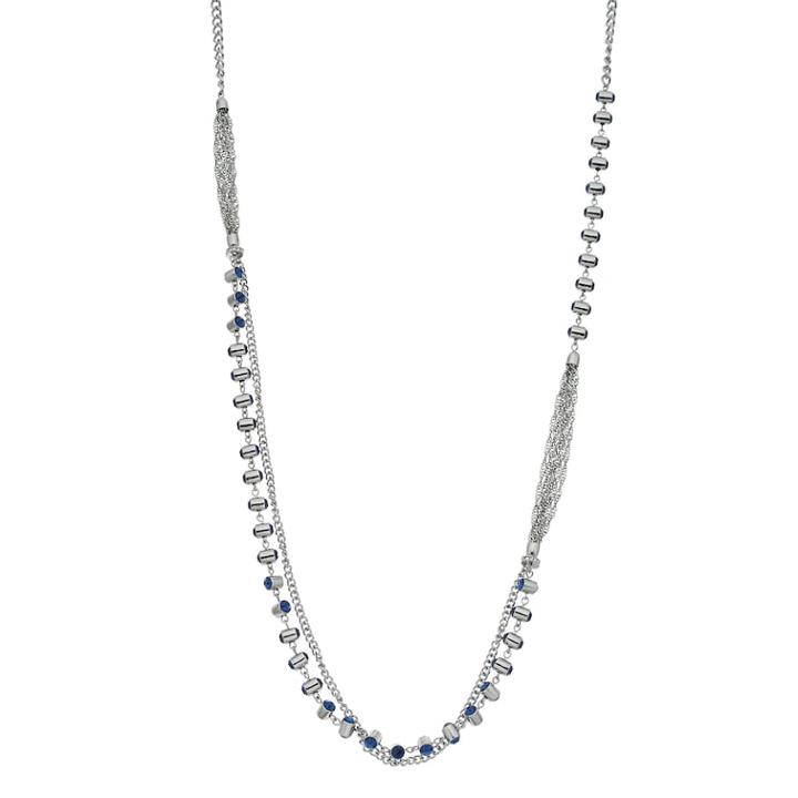 Simply Vera Vera Wang Blue Simulated Crystal Long Necklace, Women's