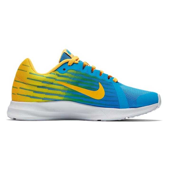 Nike Downshifter 8 Fade Grade School Boys' Sneakers, Size: 5, Blue