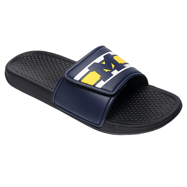 Men's Forever Collectibles Michigan Wolverines Legacy Slide Sandals, Size: Xl, Team