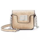So&reg; Glittery Mini Crossbody Bag, Women's, Gold
