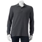 Big & Tall Croft & Barrow&reg; Classic-fit Easy-care Polo Pique Polo, Men's, Size: L Tall, Dark Grey