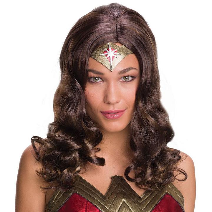 Adult Batman V Superman: Dawn Of Justice Wonder Woman Wig, Multicolor