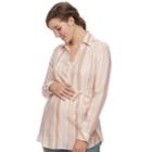 Maternity A:glow Essential Shirt, Women's, Size: Xl-mat, Light Pink
