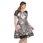Plus Size Chaya Floral Lace Dress, Women's, Size: 14 W, Oxford