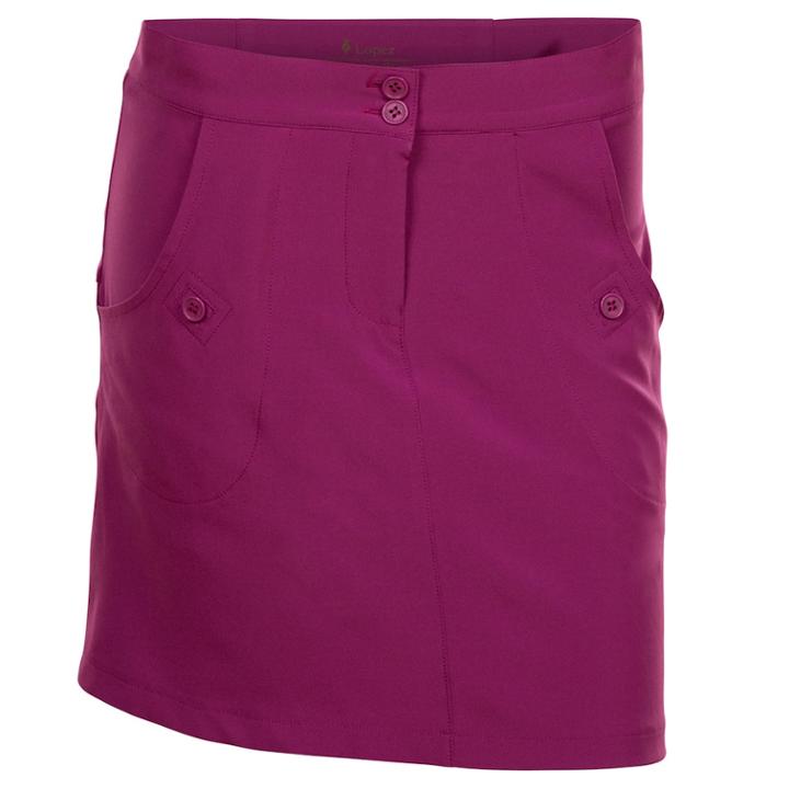 Women's Nancy Lopez Charming Golf Skort, Size: 18, Dark Pink