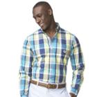Men's Chaps Classic-fit Poplin Button-down Shirt, Size: Xl, Blue