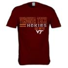 Men's Virginia Tech Hokies Right Stack Tee, Size: Small, Dark Red