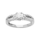 14k White Gold 1 Carat T.w. Diamond Engagement Ring, Women's, Size: 5