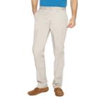 Men's Croft & Barrow&reg; Classic-fit Full-elastic Comfort-waist Pants, Size: 34x36, Beig/green (beig/khaki)