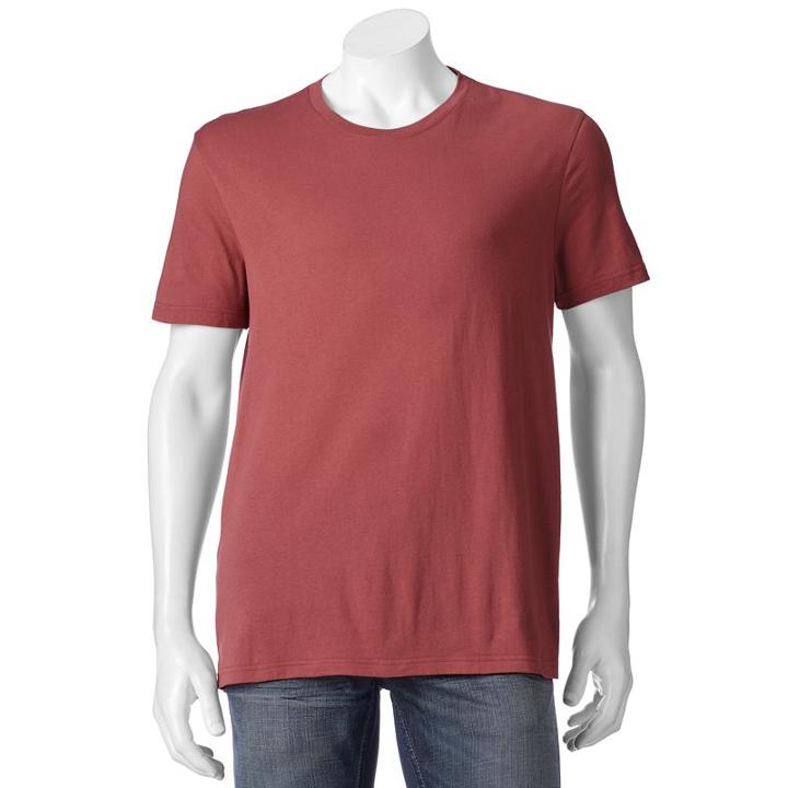 Men's Sonoma Goods For Life&trade; Everyday Tee, Size: Small, Red