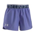Girls 4-6x Under Armour Logo Athletic Shorts, Girl's, Size: 6, Purple Oth