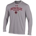 Men's Under Armour Boston College Eagles Long-sleeve Tee, Size: Small, Gray
