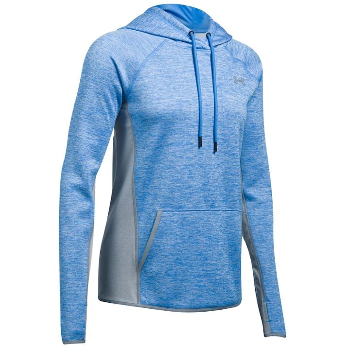 Women's Under Armour Fleece Hoodie, Size: Xs, Mako Blue