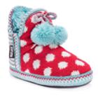 Women's Muk Luks Bootie Slippers, Size: Xl, Red