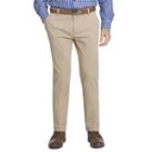 Men's Izod Slim-fit Performance Stretch Flat-front Pants, Size: 33x30, Med Beige