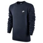 Men's Nike Club Crew Fleece, Size: Medium, Light Blue
