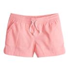 Girls 4-10 Jumping Beans&reg; Woven Slubbed Poplin Dolphin Shorts, Size: 5, Brt Pink