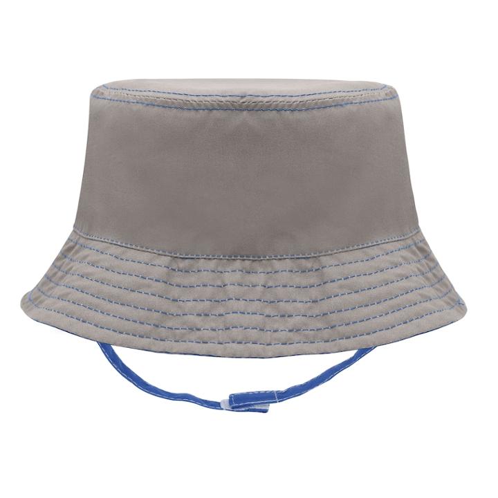 Baby Boy Reversible Bucket Sun Hat, Size: 6-18 Months, Blue