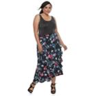 Plus Size Jennifer Lopez Ruffle Satin Maxi Skirt, Women's, Size: 0x, Black
