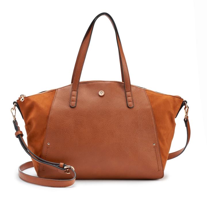 Lc Lauren Conrad Anna Satchel, Women's, Med Brown
