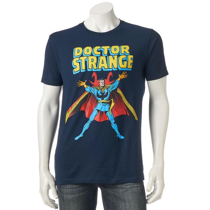 Men's Marvel Dr. Strange Tee, Size: Large, Blue (navy)